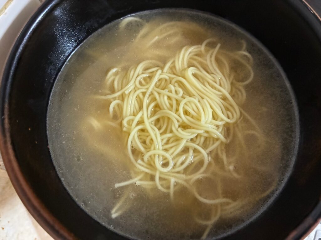 アレンジ前のアベックラーメン塩味