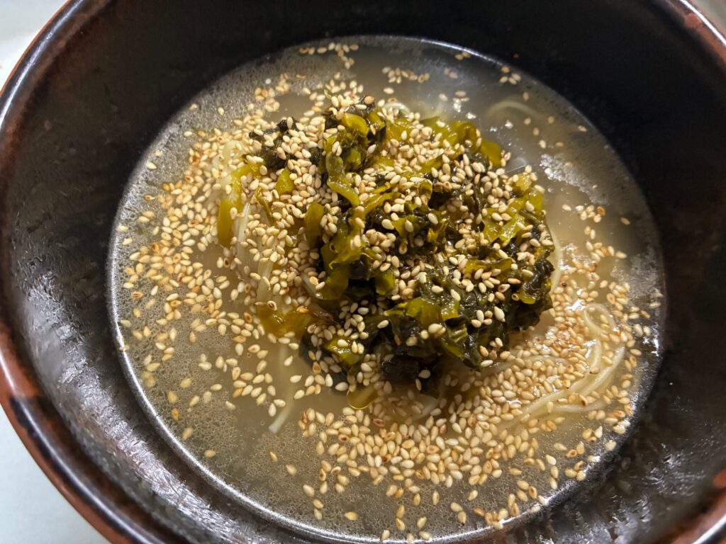 高菜ごまラーメン
